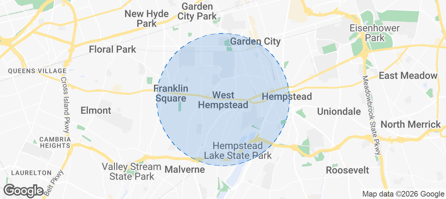 West Hempstead Airbnb map